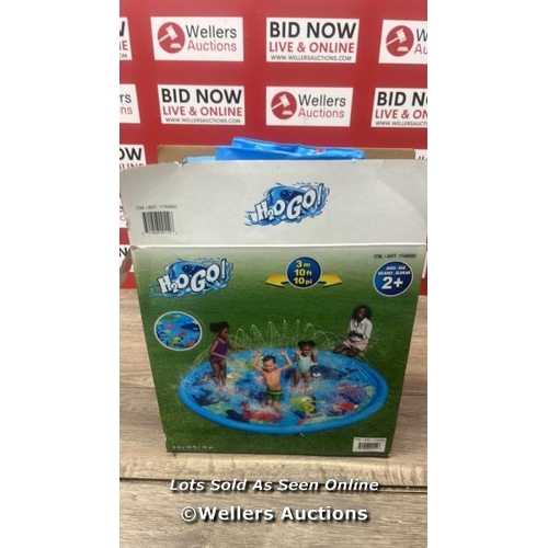 10 - H2OGO! 10FT (3.05M) UNDERWATER ADVENTURE SPRINKLER PAD / MINIMAL SIGNS OF USE / A48