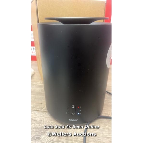 15 - DUUX THREESIXTY 2 SMART FAN HEATER IN BLACK, DXCH30UK / POWERS UP / SIGNS OF USE / A48