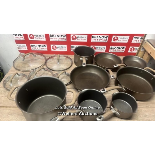 30 - CIRCULON SCRATCHDEFENSE� COOKWARE SET, 11 PIECE / SIGNS OF USE / A21