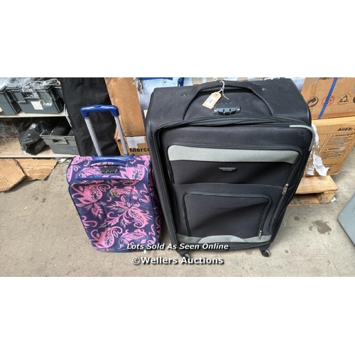 448 - 2X PREOWNED SUITCASES