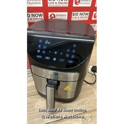 49 - GOURMIA 6.7L DIGITIAL AIR FRYER / POWERS UP / MINIMAL SIGNS OF USE / W1