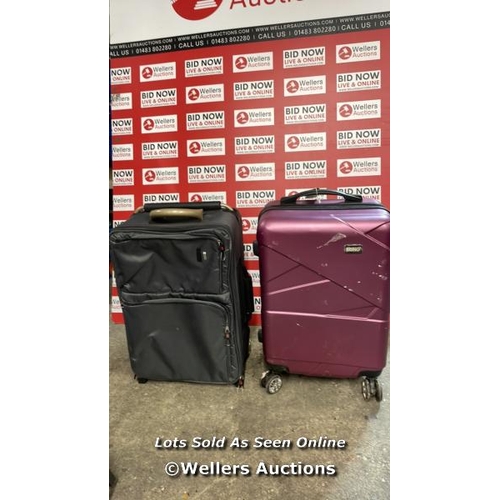 519 - 2 X PRE-OWNED SUITCASES INCL SAMSONITE CABIN CASE / E30