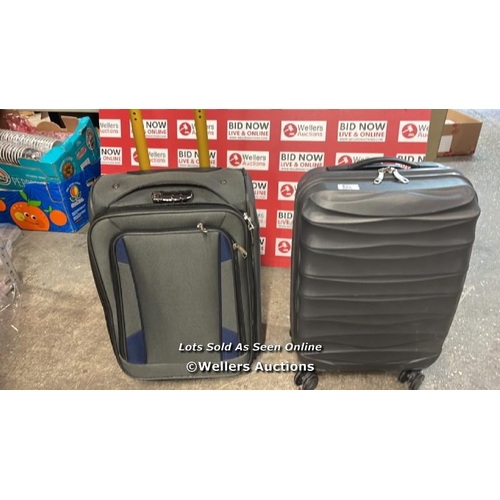 524 - 2 X PRE-OWNED SUITCASES / E30