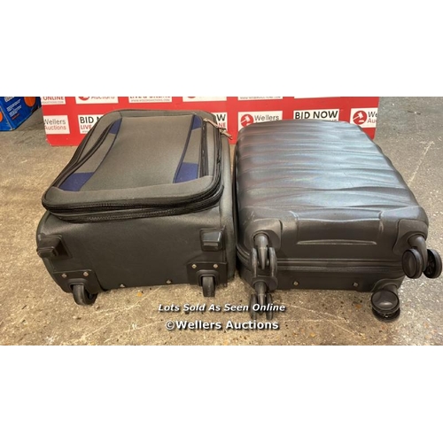 524 - 2 X PRE-OWNED SUITCASES / E30