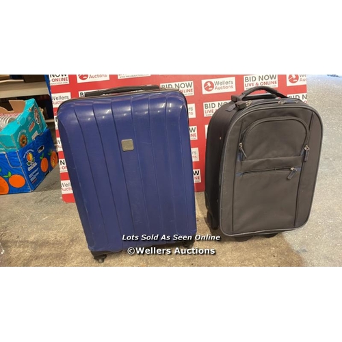 525 - 4X PREOWNED SUITCASES INC NORTHFACE AND ANTLER / D11