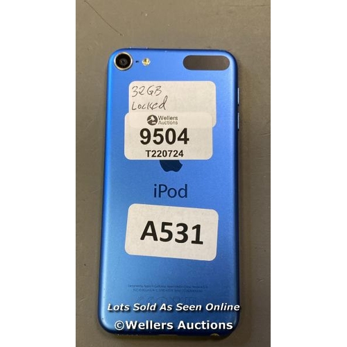 9504 - APPLE IPOD / 32GB / LOCKED / A1574