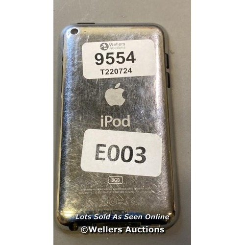 9554 - APPLE IPOD / 8GB / A1367 / SERIAL: C42DPWN9DCP7