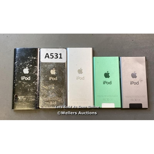 9568 - X5 APPLE IPOD NANO / A1137, A1199, A1320 AND 1446