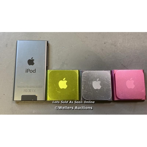 9580 - X4 APPLE IPOD NANO / 6TH GENERATION / 16GB