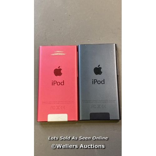 9586 - X2 APPLE IPOD NANO / A1446 / 7TH GEN / 16GB