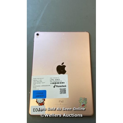 9667 - APPLE IPAD PRO 9.7