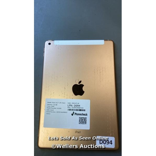 9689 - APPLE IPAD 10.2