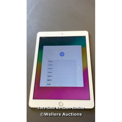 9703 - APPLE IPAD 6TH GEN / 32GB / SILVER / A1954 ESN: GOOD / SERIAL: F9FWP2M5JF8D / I-CLOUD LOCKED IMEI 35... 