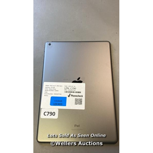 9705 - APPLE IPAD 10.2