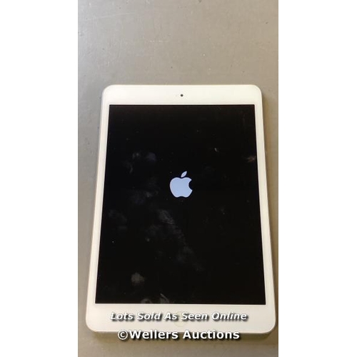 9718 - APPLE IPAD MINI / 16 GB / A1432  / SERIAL:  F9JNPEA1F196 / I-CLOUD LOCKED