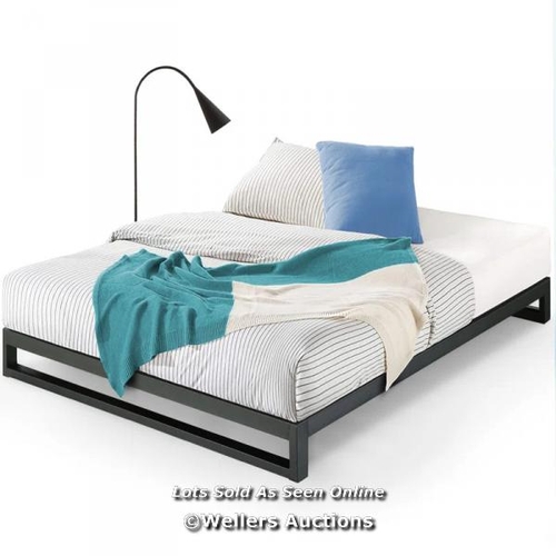 8013 - HASHTAG HOME SHANAIA LOW PROFILE METAL BED FRAME / SIZE: KINGSIZE (5') / RRP 93.99 / BD1