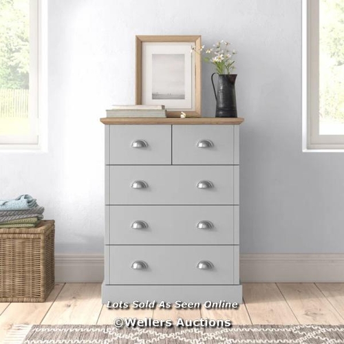 8061 - FERNLEAF BRIELLE 5 DRAWER 70CM W CHEST OF DRAWERS / RRP 76.5 / COMES IN TWO BOXES / W2