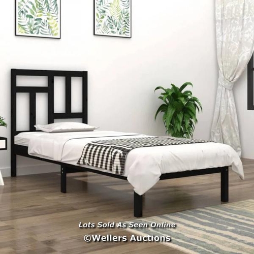 8087 - ALPEN HOME NAVE BED FRAME / COLOUR: BLACK, SIZE: SMALL DOUBLE (4') / RRP 67 / COMES IN TWO BOXES / W... 