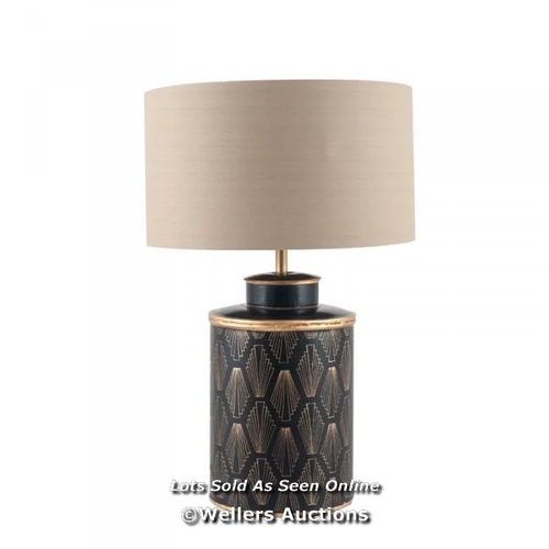 8107 - POLYCOTTON DRUM LAMP SHADE / COLOUR: TAUPE, SIZE: 20CM H X 35CM W X 35CM D / RRP 31.99 / CONT2