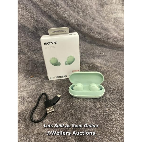 8901 - SONY WF-C700N NOISE CANCELLING IN-EAR HEADPHONES / POWERS UP & CONNECTS VIA BLUETOOTH WITH SOUND / M... 