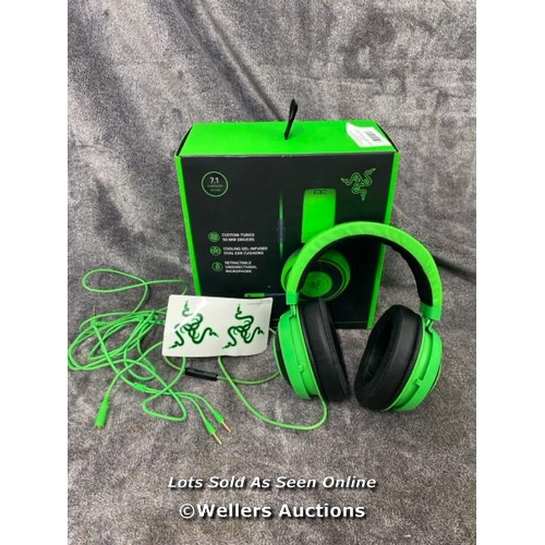 8906 - RAZER KRAKEN GAMING HEADSET / UNTESTED / SIGNS OF USE / AN42 [3397]