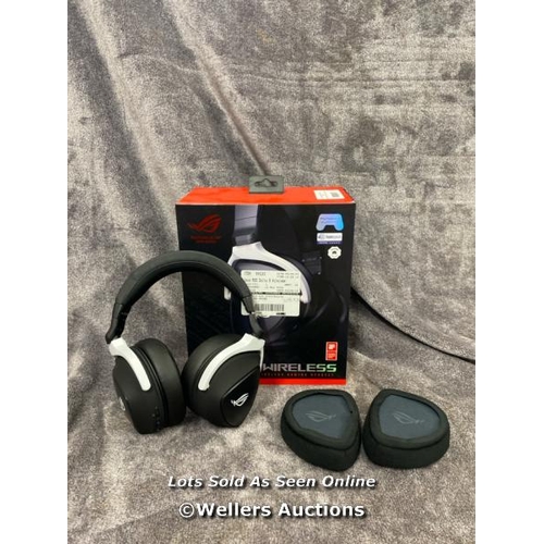 8910 - ASUS ROG DELTA S WIRELESS GAMING HEADSET, 90YH03IW-B3UA00 / POWERS UP & CONNECTS VIA BLUETOOTH WITH ... 