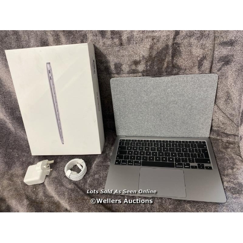 8935 - APPLE MACBOOK AIR 2020 / APPLE M1 CHIP / 7-CORE GPU / 8GB RAM / 256GB SSD / 13.3