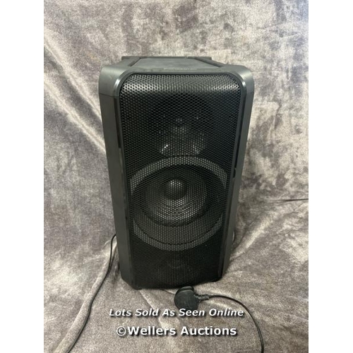 8943 - PANASONIC SC-TMAX5EB-K BLUETOOTH SPEAKER / NO POWER / SIGNS OF USE / DAMAGED / AN43 [3397]