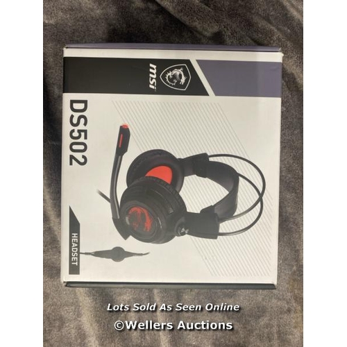 8948 - MSI GAMING HEADSET / UNTESTED / MINIMAL SIGNS OF USE / AN44