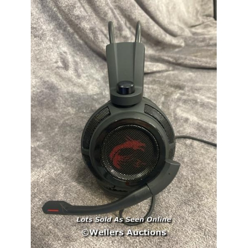 8948 - MSI GAMING HEADSET / UNTESTED / MINIMAL SIGNS OF USE / AN44