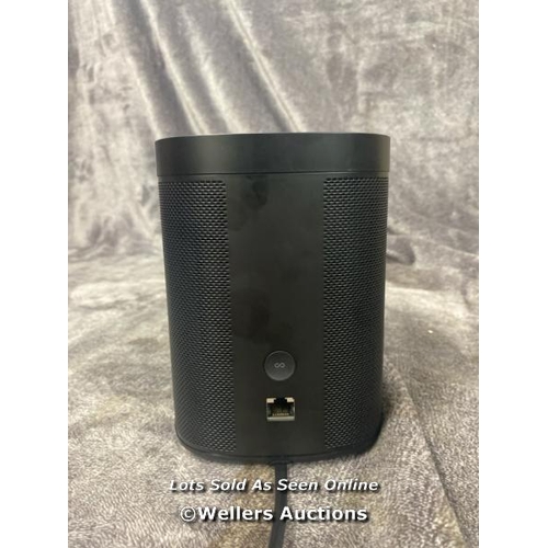 8949 - SONOS ONE SL SPEAKER - BLACK / POWERS UP & CONNECTS VIA SONOS APP WITH SOUND / MINIMAL SIGNS OF USE ... 