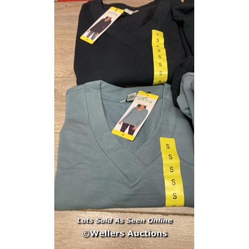 2144 - 11X LADIES NEW ORVIS SWEATSHIRTS / 7X SMALL, 3X MEDIUM AND 1X LARGE / C27