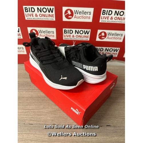 2214 - LADIES NEW PUMA BLACK TRAINERS UK SIZE 5.5 / B30