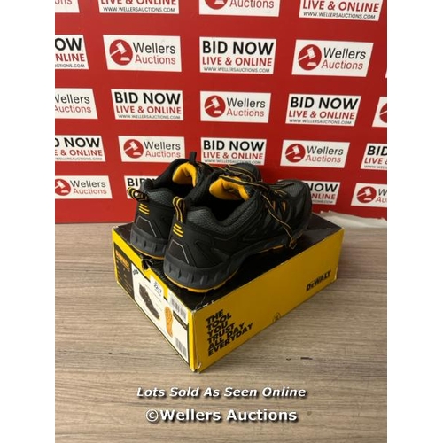 2217 - GENTS NEW DEWALT STEEL TOE TRAINERS UK SIZE 8 BOTH LEFT FEET / B30