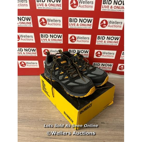 2217 - GENTS NEW DEWALT STEEL TOE TRAINERS UK SIZE 8 BOTH LEFT FEET / B30