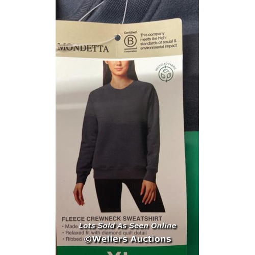 2223 - 4X LADIES NEW MONDETTA FLEECE CREWNECK SWEATSHIRT / EXTRA LARGE / B31