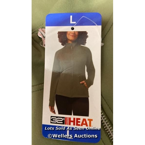 2238 - 5X LADIES NEW 32 DEGREE HEAT FLEECE JACKET / LARGE / B32