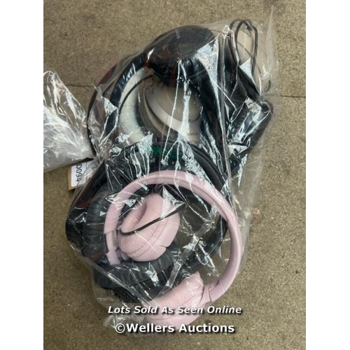 3139 - BAG OF HEADPHONES INCL. SONY