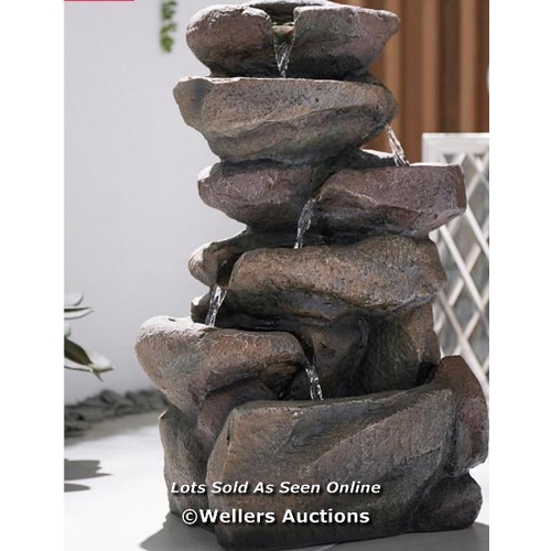 8004 - ROCKFALL FOUNTAIN RRP �65.00 / H 51 X W 22.5 X D31CM / CON2