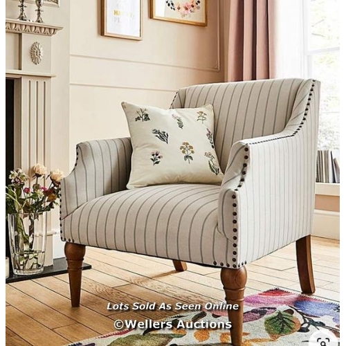 8034 - JULIPA EVERLY STRIPE ACCENT CHAIR NATURAL� / CON1