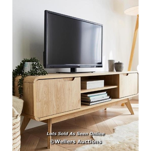 8037 - GRAY & OSBOURN NO.157 OSLO TV UNIT RRP �164.00 / H.45.5 X W.135 X D.39 CM / CON2