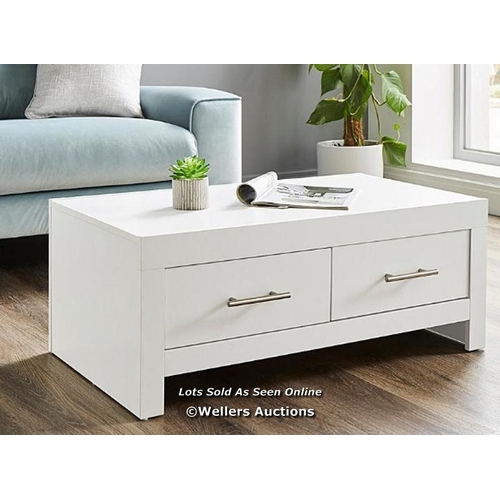 8052 - DAKOTA STORAGE COFFEE TABLE RRP �102 / H.36 X W.90 X D.58CM. / CONT1