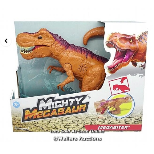 8086 - MIGHTY MEGASAUR LIGHTS & SOUND MEGABITER DINOSAUR RRP �16.99 / AGES FROM 3 YEARS / REQUIRES 2 X AA B... 