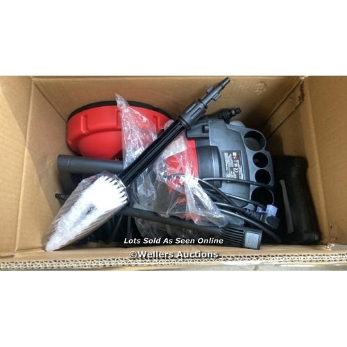 8105 - WEBB DYNAMIC 1500W PRESSURE WASHER & ACCESSORIES KIT RRP �59.99 / PRODUCT WEIGHT: 6.96 KG. PRODUCT D... 