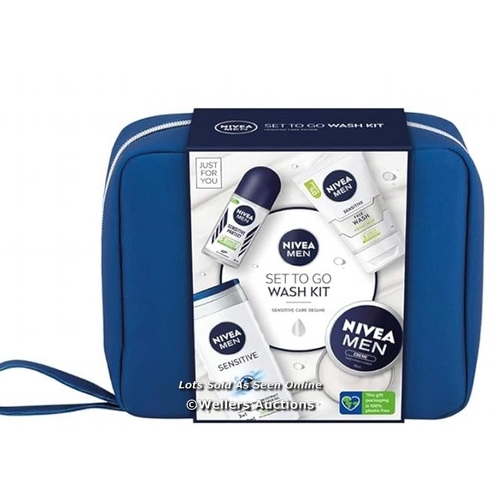 8128 - NIVEA MEN SET TO GO WASH SET / NEW  / G79