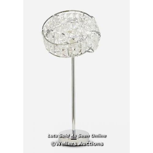 8134 - TWIST ACRYLIC TABLE LAMP RRP �45 / D21.5XH49.2CM / G73