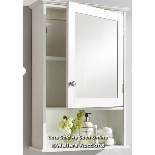 8136 - NEW ENGLAND MIRROR CABINET RRP �35 / H.67 X W.46.5 X D.17CM. / G62