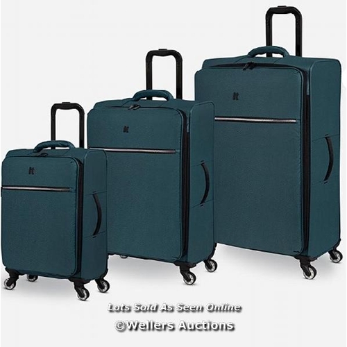 8149 - IT LUGGAGE THE LITE LARGE, MEDIUM, CABIN 3PC LUGGAGE SET RRP �104.99 / LARGE EXTERIOR DIMENSIONS: 78... 