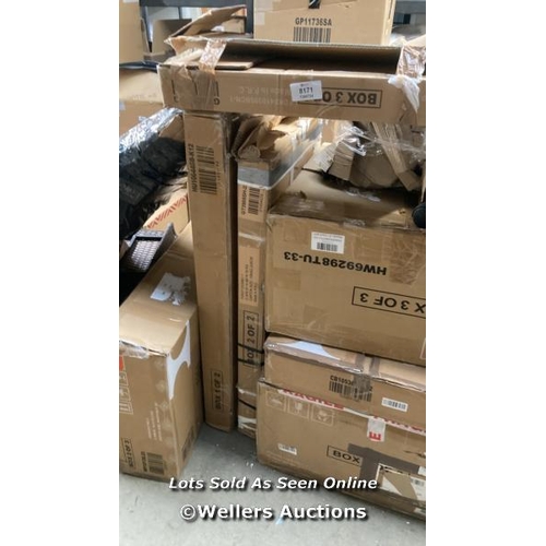 8171 - LARGE QUANTITY OF MIXED BOXES OF FURNITURE / ALL COMPLETE SETS / CW