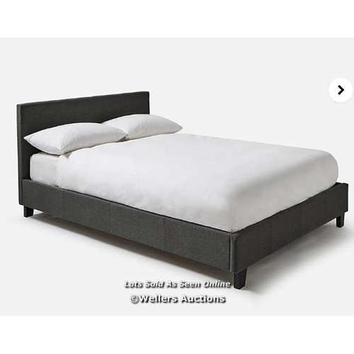 8198 - HAYDEN FABRIC BEDFRAME RRP �209 / DOUBLE / W3